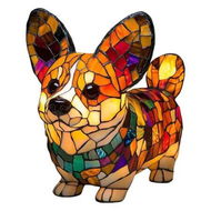 Detailed information about the product Cute Animal Lamp, Dog Series Art Night Light, Resin Pet Dogs Themed LED Table Lamp with Warm Ambient Glow, Fun Gift for Dog Lovers, USB Plug Use