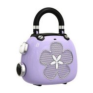 Detailed information about the product Cute Bluetooth Speaker Mini Portable Speaker with Mighty Sound Retro for Room Desk Decoration Ideal Gift-Purple