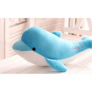 Detailed information about the product Cute Sea World Dolphin Plush Doll Toy Collection Decoration Plaything For Kids Children Blue