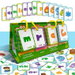 CVC Word Builder Flash Cards Educational Learning Toy for Kids Learn to Read Phonics Sight Words Preschool Classroom Literacy Activity. Available at Crazy Sales for $12.99