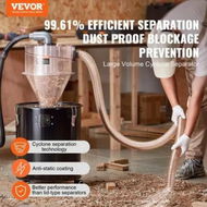 Detailed information about the product Cyclone Dust Separator Vacuum Cleaner Separator 102mm for 18.9-37.85L Tank