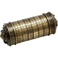 Detailed information about the product Da Vinci Code Mini Cryptex Lock Puzzle Boxes with Hidden Compartments Anniversary Valentine's Day Romantic Birthday Gifts,Brass