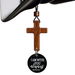 Daily Bible Verse Rearview Mirror Cross Ornament, Daily Scripture Car Charm Hanging Cross for Car with â€œI Am with You Alwaysâ€ Medallion, Black. Available at Crazy Sales for $12.95