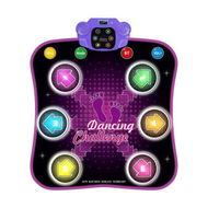 Detailed information about the product Dance Mat Electronic Music Dance Pad With LED Lights And Wireless Bluetooth For Girl 4-12 Years Old