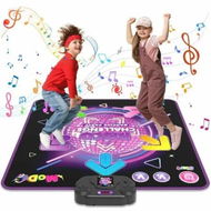 Detailed information about the product Dance Mat for Kids Electronic Dance Pad with LED Light,Adjustable Volume,Built-in Music,4 Game Mode,Kids Birthday Xmas Gifts