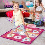 Detailed information about the product Dance Mat Kids Toys for Girls, Music Dance Touch Play Mat, 5 Play Modes, 3 Challenge Levels, Christmas, Birthday Gifts for Age 3-10 Years Old Girls