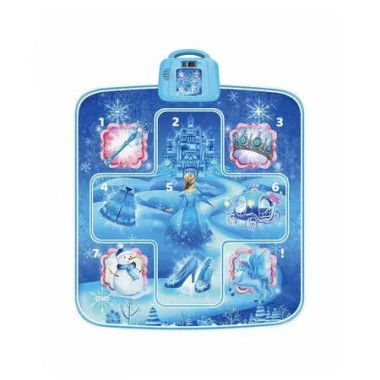 Dance Mat Musical Kids Dancing Pad Home Exercise Activity LED Lights 6 Game Modes Music Adjustable Birthday Gift Christmas Boys Girls 3+ Blue