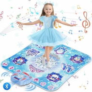 Detailed information about the product Dance Mat Toys Girl Gift, 8 Button Frozen Dance Pad Wireless Bluetooth Electronic Dance Game for Kids Age 3 and Up