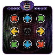 Detailed information about the product Dance Mat with 9 Light Up Keys & Bluetooth, Interactive Music Pad with 4 Game Modes & Adjustable Volume,Birthday Gift for Kids 3-12