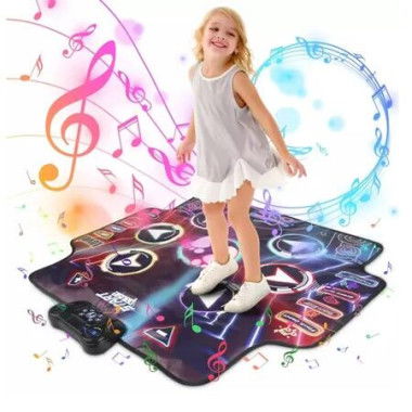 Dance Mat,Dance Mixer Rhythm Step Play Mat,Dance Game Toy Gift for Kids Girls Boys, Dance Pad with LED Lights