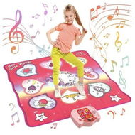 Detailed information about the product Dance Mat,Electronic Musical Dancing Challenge Pad Game with LED Lights and 5 Modes Educational Toys for Kids Age 3-12