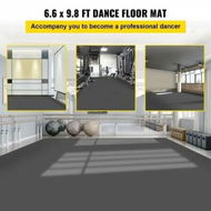 Detailed information about the product DanceKit Floor Dance Floor Roll 2x 3 mNon-Slide PVC for Ballet Style