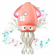 Detailed information about the product Dancing Octopus Baby Toy,Electric Crawling Octopus Tummy Time Toy,Rechargeable Magic Dancing Music Squid for Age3+,Birthday Gifts,Funny Squid (Pink)