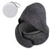 Dark Gray Portable Foldable Memory Foam U Shaped Neck Pillow with Hood for Travel High Speed Trains Sleeping. Available at Crazy Sales for $24.99