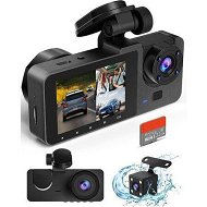 Detailed information about the product Dash Camera for Cars,1080P Car Camera Front Rear with Free 32GB SD Card,Built-in Super Night Vision,2.0In IPS Screen,170 Degree Wide Angle,WDR,24H Parking Mode,Loop Recording