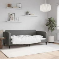 Detailed information about the product Day Bed Dark Grey 92x187 cm Single Size Fabric