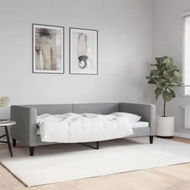 Detailed information about the product Day Bed Light Grey 92x187 cm Single Size Fabric