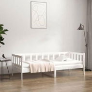 Detailed information about the product Day Bed White 92x187 Cm Single Bed Size Solid Wood Pine