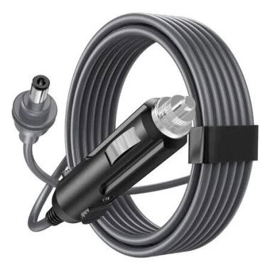 DC Power Cable with Cigarette Lighter for Starlink Mini Cable 5 Meters, 12 to 48V Cigarette Lighter Plug to DC5521 Power Supply Cable