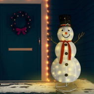 Detailed information about the product Decorative Christmas Snowman Figure LED Luxury Fabric 180cm