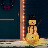 Detailed information about the product Decorative Christmas Snowman Figure with LED Luxury Fabric 90cm