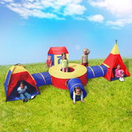 Detailed information about the product Deluxe Kids Teepee & Tunnel Play Tent