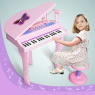 Detailed information about the product Deluxe Pink Electronic Organ