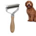 Dematting Comb for Dogs, Undercoat Rake Grooming Tool For Matted Pet Hair, Detangling De Matted Hair For Removing Shedding Fur, Cat Deshedder Brushes. Available at Crazy Sales for $12.95