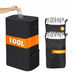Deposit Bottles Collection Container with Lid 100 L: Large Deposit Bottles Storage with 2 Carry Bags Container Empty Waste Glass Storage with Hole. Available at Crazy Sales for $34.99