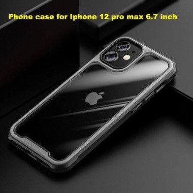 Designed For IPhone 12 Pro Max Shockproof Protective Phone Case Slim Thin Cover (6.7