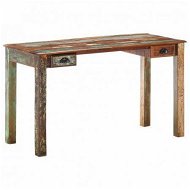 Detailed information about the product Desk 130x55x76 cm Solid Reclaimed Wood