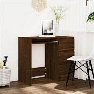 Detailed information about the product Desk Brown Oak 90x45x76 cm Engineered Wood