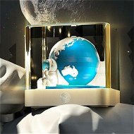 Detailed information about the product Desk Calendar With Lights 2024 DIY Earth Calendar 3D Memo Pad Paper Art Earth Sculpture Gift For Teacher/Colleague/Classmate/Child (Earth-Blue)
