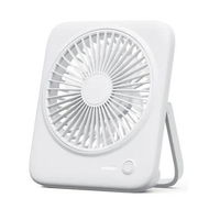 Detailed information about the product Desk Fan Portable Fan Rechargeable,4000mAh Battery Operated Personal Fan,Small Silent Table Fan Travel Fan with Power Bank,4 Speeds Desktop Fan for Bedroom Home Office Outdoor (White)