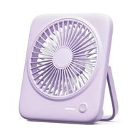 Detailed information about the product Desk Fan Portable Fan Rechargeable,4000mAh Battery Operated Personal Fan,Small Silent Table Fan Travel Fan with Power Bank,4 Speeds Desktop Fan (Purple)