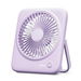 Desk Fan Portable Fan Rechargeable,4000mAh Battery Operated Personal Fan,Small Silent Table Fan Travel Fan with Power Bank,4 Speeds Desktop Fan (Purple). Available at Crazy Sales for $19.99