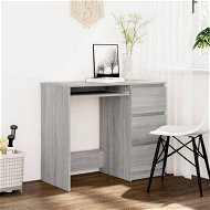 Detailed information about the product Desk Grey Sonoma 90x45x76 cm Engineered Wood