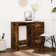 Detailed information about the product Desk Smoked Oak 90x45x76 cm Engineered Wood