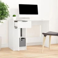 Detailed information about the product Desk White 100x50x75 cm Engineered Wood