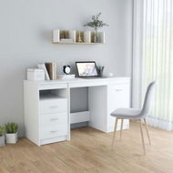 Detailed information about the product Desk White 140x50x76 Cm Chipboard