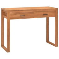 Detailed information about the product Desk With 2 Drawers 100x40x75 Cm Recycled Teak Wood