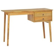 Detailed information about the product Desk with 2 Drawers 110x52x75 cm Solid Wood Teak