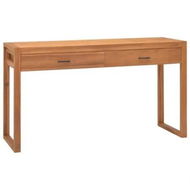 Detailed information about the product Desk with 2 Drawers 120x40x75 cm Solid Wood Teak