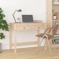 Detailed information about the product Desk with Drawers 100x50x78 cm Solid Wood Pine