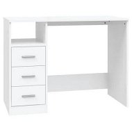Detailed information about the product Desk with Drawers White 102x50x76 cm Engineered Wood