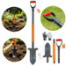 Detachable Garden Shovel Set 115 Cm Carbon Steel Spade With Serrated Pointed Blade D Handle 2 Piece Shaft Gloves And Assembly Hardware For Different Soil. Available at Crazy Sales for $29.99