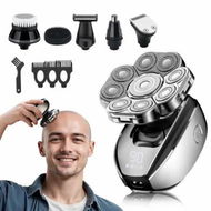 Detailed information about the product Detachable Head Shaver,Electric Razor for Men,IPX6 Waterproof Wet Dry Bald Head Shavers,9D LED Display Rechargeable Head Shaving Grooming Kit