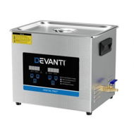 Detailed information about the product Devanti 10L Ultrasonic Cleaner Heater Cleaning Machine Timer Industrial 240W