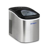 Detailed information about the product Devanti 2.4L Stainless Steel Portable Ice Cube Maker