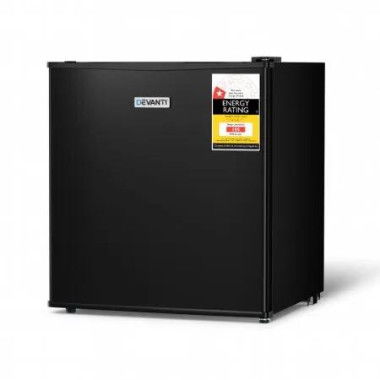 Devanti 31L Small Upright Freezer Vertical Freezer Black